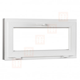 Plastové okno | 100x50 cm (1000x500 mm) | biele | sklopné | pivničné