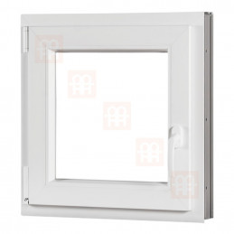 Plastové okno 60x60 cm, otváravé aj sklopné, biele, ľavé