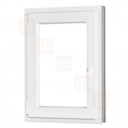 Plastové okno 60x80 cm, otváravé aj sklopné, biele, ľavé