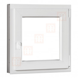 Plastové okno | 70 x 70 cm (700 x 700 mm) | biele | otváravé aj sklopné | pravé