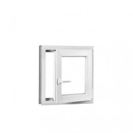 Plastové okno | 70 x 70 cm (700 x 700 mm) | biele | otváravé aj sklopné | pravé