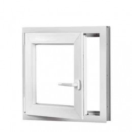 Plastové okno | 100x100 cm (1000x1000 mm) | biele | otváravé aj sklopné | ľavé