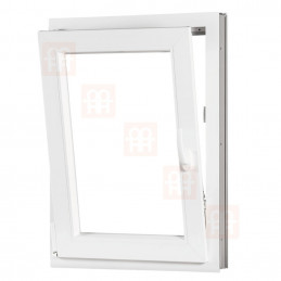 Plastové okno 80x100 cm, otváravé aj sklopné, biele, ľavé
