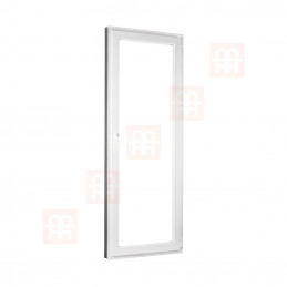 Plastové dvere | 80x210 cm (800x2100 mm) | biele | balkónové | otváravé aj sklopné | pravé