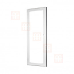 Plastové dvere | 80 x 210 cm (800 x 2100 mm) | biele | balkónové | otváravé aj sklopné | ľavé