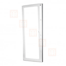 Plastové dvere | 90 x 210 cm (900 x 2100 mm) | biele | balkónové | otváravé aj sklopné | ľavé