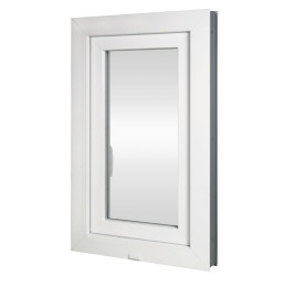 Plastové okno | 60x120 cm (600x1200 mm) | biele | otváravé aj sklopné | ľavé