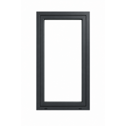 Plastové okno 600 × 900 mm (60 × 90 cm) otváravo-sklopné pravé antracit/biela pre vedľajšie priestory Aplast 60